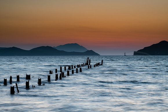 Sailing to the sunset