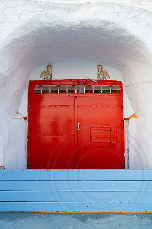 Boathouse Doors in Mandrakia