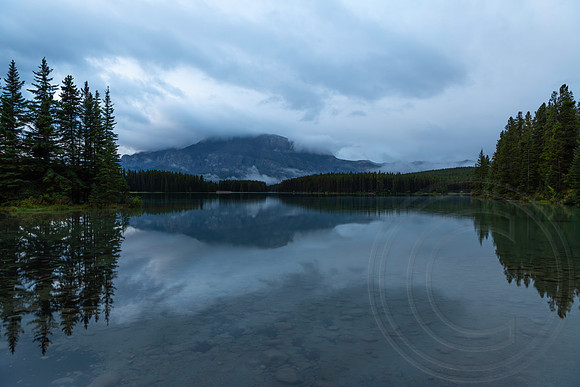 Dawn over Two Jacks Lake, Banff, Alberta, Canada