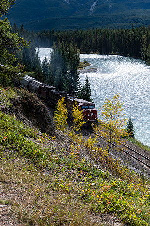 Canadian Pacific Railway, Banff National Park, Alberta, Canada